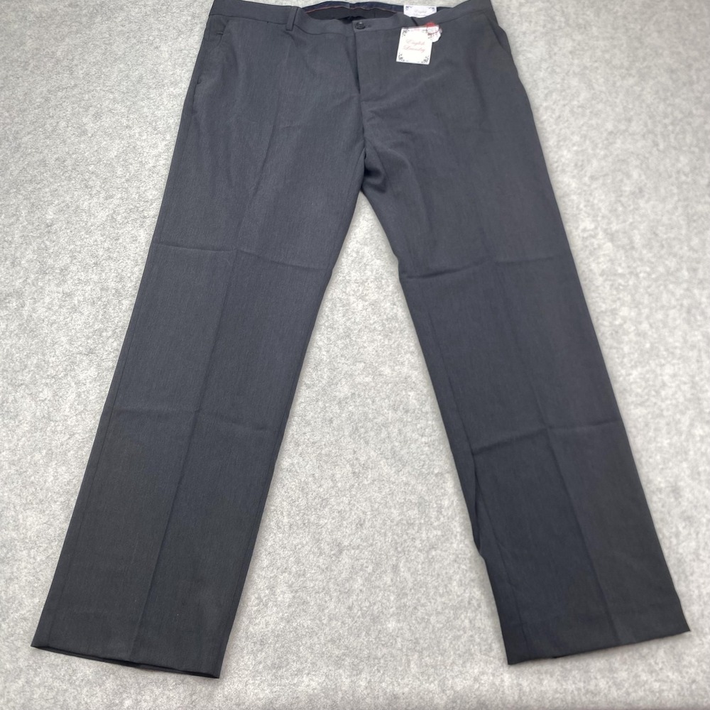 English Laundry Pants Mens 40x32 (42x32) Gray Knightsbridge Stretch Dress Slacks